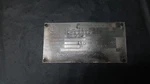 Avco Lycoming Model 0-320-A2B Aircraft/airplane Motor/engine Data Tag Only. Fixed Price $374.95.