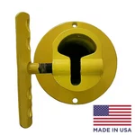 Yellow Steel T-post Adapter For 95-R Man Saver Driver, Accessory Pneuma. Fixed Price $94.34.