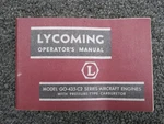 60299-1 Lycoming GO-435-C2 Operators Manual. Fixed Price $84.00.