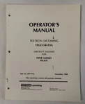 Lycoming TIGO-541-E1A Aircraft Engines Operators Manual 1988-ORIGINAL. Fixed Price $17.25.
