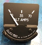 Piper PA-34 Part 687-277 Alt# 6246-00065 Face 5-90471 Gauge Ammeter. Fixed Price $399.92.