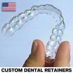Custom Dental Retainer Set Thick -1.5MM Double Layered- Usa Lab. Fixed Price $159.00.