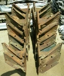 Lincoln Continental Front Bumper Brackets 66-67 1966-1967 Ford Oem. Fixed Price $250.00.