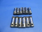Continental TSIO-520 Rocker Arm Shaft P/n 652984 Lot Of 12 (0924-719). Fixed Price $144.50.