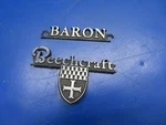 Beech Baron 95-B55 Fuselage Emblems Set (0620-529). Fixed Price $110.00.