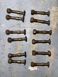 LW75060 Lycoming IO-540 Connecting Rod Bolts + Nuts Set Of (12). Fixed Price $195.00.