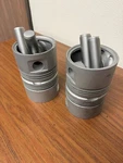 4 Each Superior Pistons & Pins For Continental 0-200. Fixed Price $100.00.