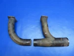 Beech 55 Fwd & Center Exhaust Stack Assy Rh Otbd P/n 96-950002-33 (0224-1469). Fixed Price $198.75.