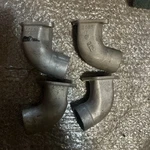 Continental A-65 Aircraft Engine Intake Elbows, Part Numbers 3585 And 4602.. Fixed Price $58.00.