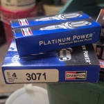 Champion Platinum Power 3071 Spark 6CT (6 Total Plugs). Fixed Price $15.00.