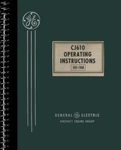 CJ610 Turbojet Engines Operating Instructions (1977) General Electric * Aircraft. Fixed Price $225.00.