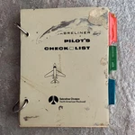 Sabreliner Series 40 Pilot's Checklist NA-63-1123 1970 North American Rockwell. Fixed Price $74.99.