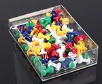 200 Pcs Push Pins Thumb Tack Multi Color 3/8" Head For Office School Home. Fixed Price $7.99.