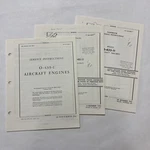 Lycoming Service Instruc., Parts Catalog, & Overhaul Models 0-435-1,-11. Fixed Price $20.70.