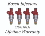 Genuine Bosch Fuel Injectors For 94-98 Saab 9000 2.3L. Fixed Price $249.99.