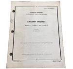 Technical Book Illustrated Parts Breakdown Aircraft Engine 0-480-1 -3 Lycoming. Fixed Price $70.96.