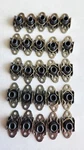 Lot Of 25 Aircraft Floating Nut Plates, Two Lug NAS1791C3-2 10-32 Self Locking. Fixed Price $32.99.