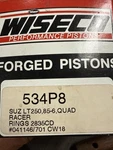 Piston Kit 534P8 LT250 85-86 Quad Racer Rings 2835CD. Fixed Price $116.00.