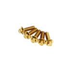 12 Points Gold 5/16"-18-1.0" Front Brake Rotor Hardware Bolt Screws For Harley. Fixed Price $19.95.