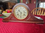 Vintage Waltham 31 Day Chime Mantel Clock Wind Up Wood Case W/ Key Korea. Fixed Price $46.46.