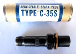 Champion Aircraft Spark Plug Part # C35S Or C-35S 024 Remanufactured. Fixed Price $8.08.