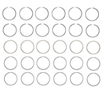 Enginetech Nitride Piston Ring Set For 1 Standard Size Dir. Fixed Price $83.99.