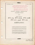 1944 Aaf Fairchild PT-19,23,26 Cornell Trainer Pilots Flight Manual Handbook-cd. Fixed Price $22.50.