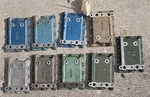 Harrison Continental IO-470 Oil Cooler Adapter Plate, Pn 537312, Used. Fixed Price $28.00.