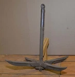 Rare Cast Iron Fold Up Boat Anchor 13M1018-1 Army/navy Military Collectible Tool. Fixed Price $79.99.