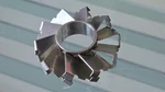 Rolls Royce Turbine Engine Combustion Chamber Swirl Vane Center -nimonic 75. Fixed Price $65.00.