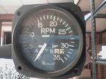 Beechcraft Rpm Lighted Tachometer Instrument, Pn: 36-380007-3. Fixed Price $100.00.