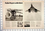 Rolls-royce Concorde L-1011 Tristar Jet Engine Quiet Test Magazine Ad. Fixed Price $18.05.