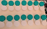 Contact Lens Cases Lot Of 14 Green/white Unsealed Soak Storage New Screw-on. Fixed Price $28.00.