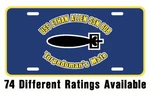 Uss Ethan Allen Ssn 608 Rating License Plate Navy Military PO4. Fixed Price $12.99.