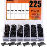 225 Pcs 6 Size Sae U-nut Clip Assortment Auto Car Speed Nuts Fastener With Store. Fixed Price $39.99.