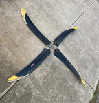 Atr 42 72 500 Propellers R815505-6 Set Of Four Wall Hangers Decommissioned Props. Fixed Price $900.00.