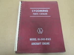 Original 1960 Lycoming IO-540-B1A5 Aircraft Engine Parts Catalog. Fixed Price $65.00.