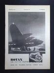 Original 1944 Advert Rotax Aircraft Starter Motor The Aeroplane. Fixed Price $20.14.