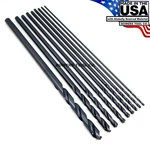 Aircraft Extension Drill Bit Set 12" Long 9PC Norseman Hi-molybdenum M7 Usa Made. Fixed Price $94.99.