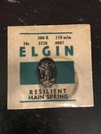 Elgin Factory Mainspring For 10S No. 5726 - Steel. Fixed Price $5.00.
