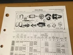 Delco-remy Cranking Motor 1109651 1109690 Parts List Instructions. Fixed Price $33.53.