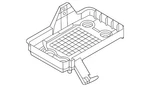 Genuine Nissan Battery Tray 24428-6RA0B. Fixed Price $38.51.