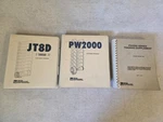 Pratt & Whitney JT8D And PW2000 Engine Technical Training Manuals. Lot Of 3. Fixed Price $100.00.