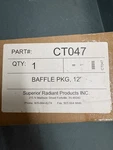 New Superior Radiant Products CT047 Baffle Package 12' Hvac Heater Part Damper. Fixed Price $90.00.
