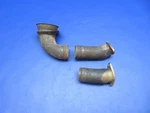 Cessna 337 Rh Rear Exhaust Collector W/ Risers & Elbow P/n 1555011-12 (1025-107). Fixed Price $179.95.
