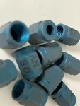 AN818-2D Nut, Tube Coupling Blue Anodized Aluminum Racing/aerospace Lot Of 10. Fixed Price $16.00.