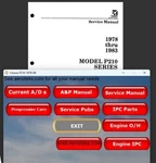 Cessna P210 Maintenance Service Manual Set Engine 1978 To 1983 W A/ds. Fixed Price $99.99.