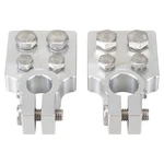 4 Spot Flat Lug Battery Terminal For Sae Top Post Clamp Car Audio Pair. Fixed Price $19.99.