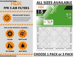 1 Pack Or 3 - Air Standard Pleated Fpr 5 Dust Furnace. Fixed Price $9.80.