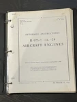 Wright Whirlwind R-975-7, -11, -28 Aircraft Engines Overhaul Instructions Copy. Fixed Price $32.90.